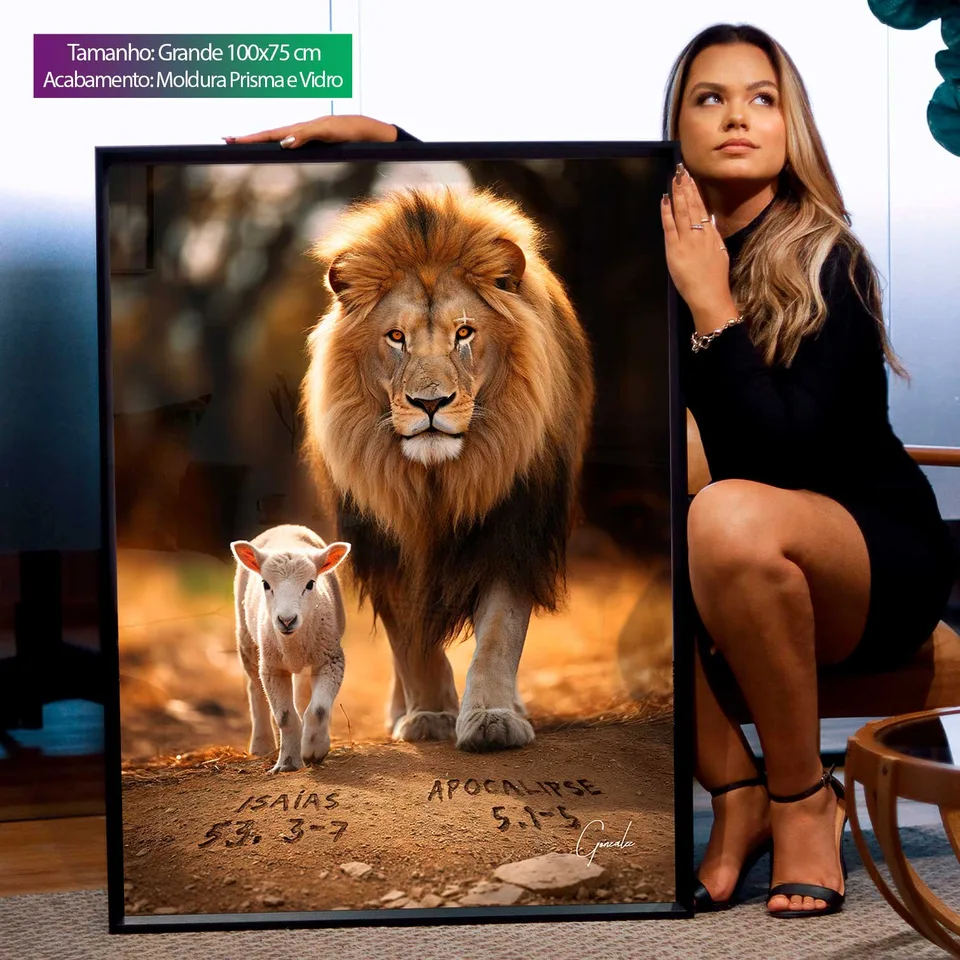 Quadro O Retorno do Leão de Judá — foto 4