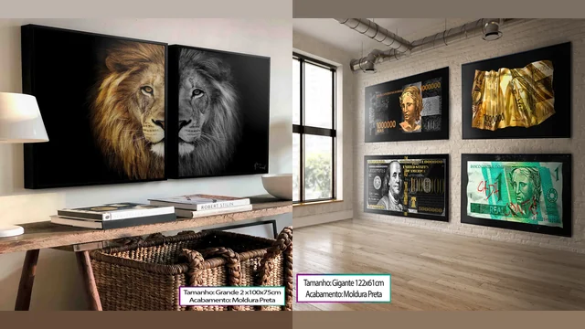 Quadro Preto e Branco: Estilos, Onde Usar e Como Combinar na Decoração