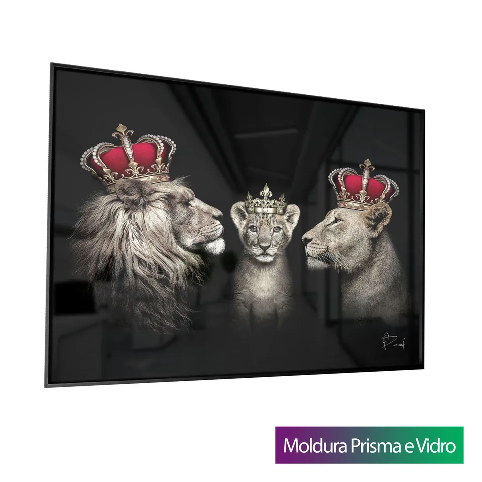 8191 Quadro Realeza do Leão Horizontal (4)