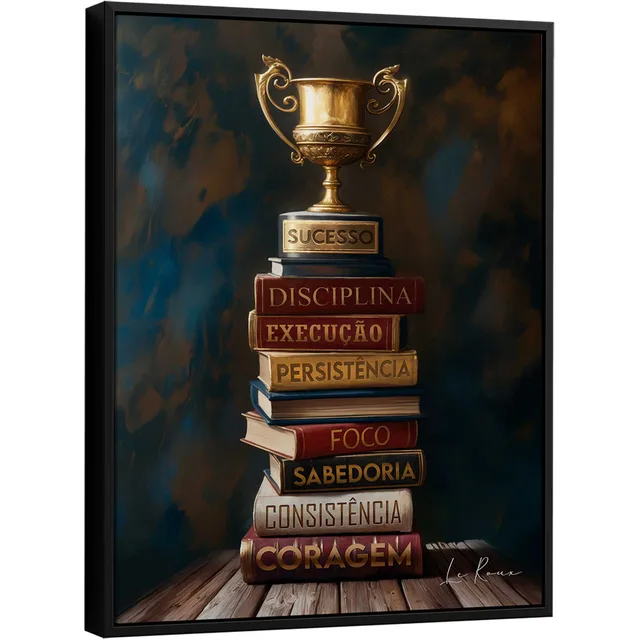Quadro Conhecimento é Sucesso - Escritório de Advocacia | QuadrosDecorativos.com