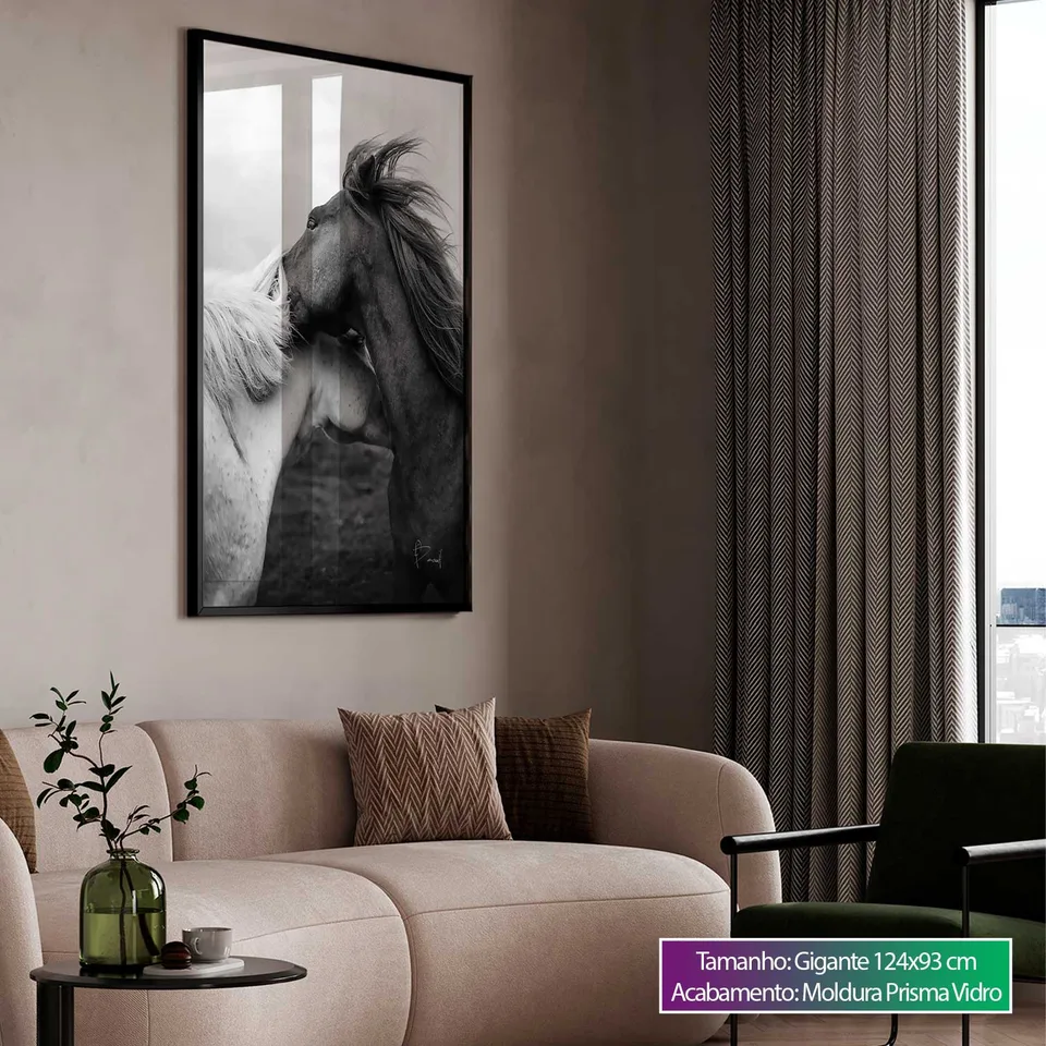 Quadro Casal de Cavalos — foto 2