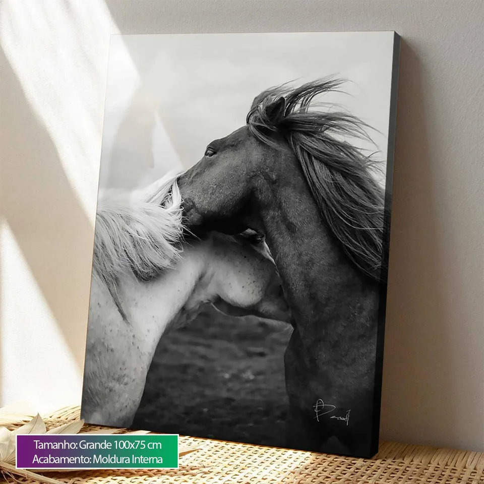 Quadro Casal de Cavalos — foto 5