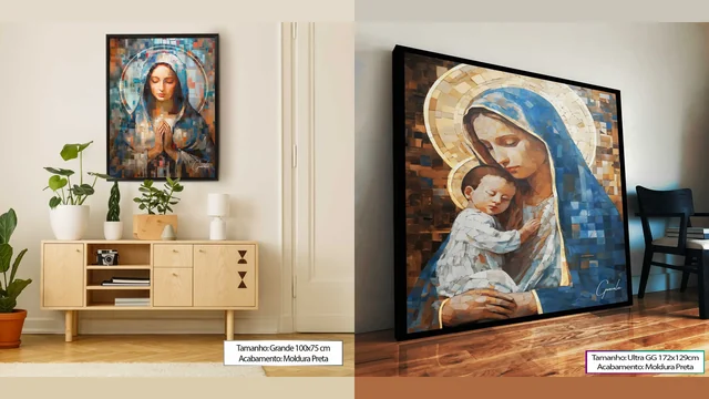 Quadros de Virgem Maria: Fé, Significado e Devocação em sua Decoração