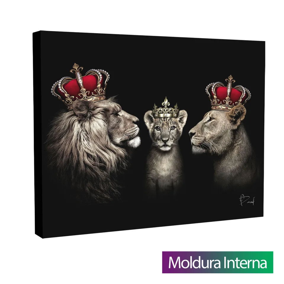 8191 Quadro Realeza do Leão Horizontal (2)