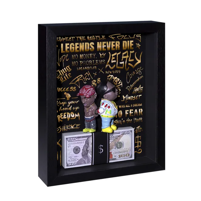 Tupac&Biggie - 3D Masterpiece | QuadrosDecorativos.com