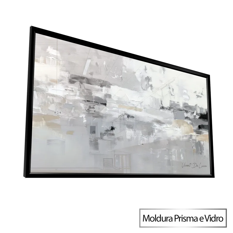 7098 Quadro Abstrato Horizonte Neutro (2)