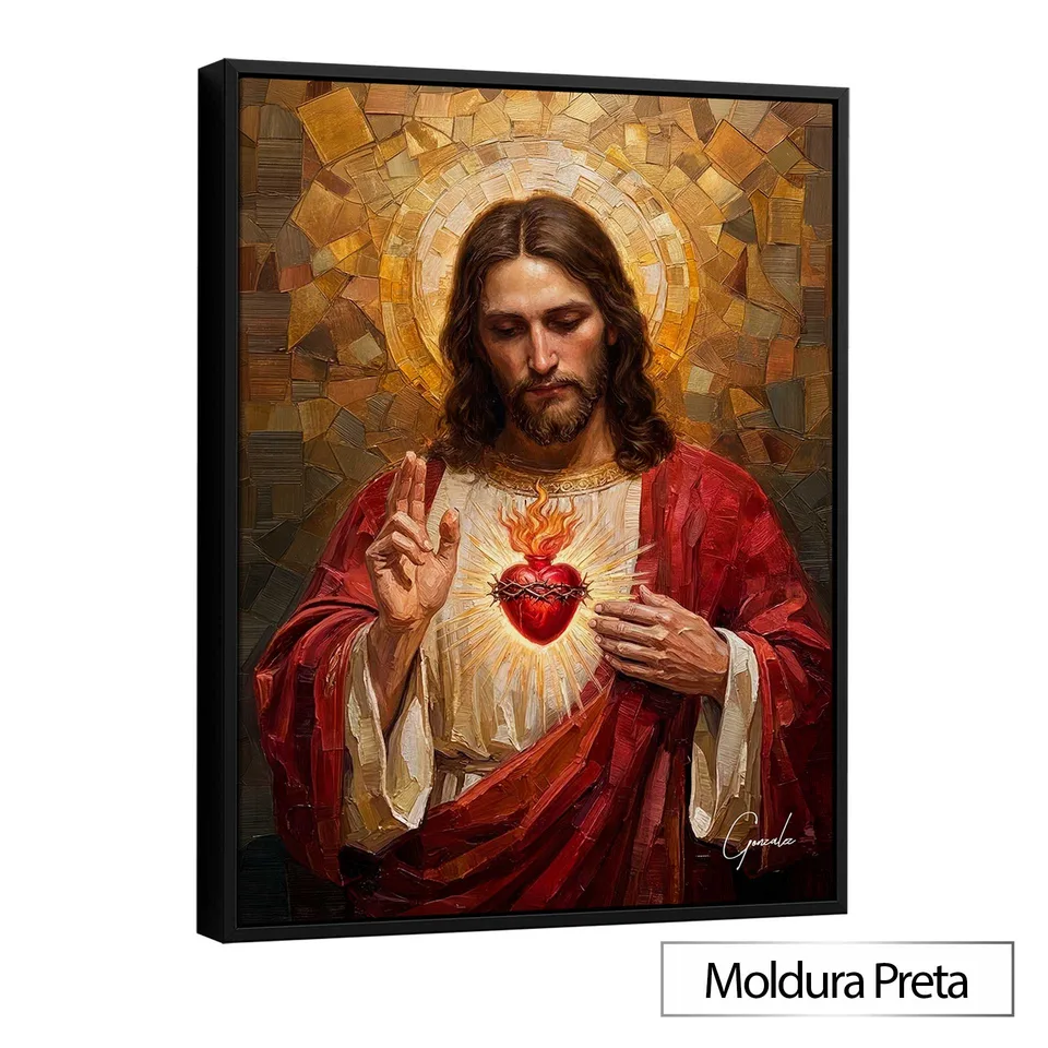 Quadro O Eterno Sagrado Coração