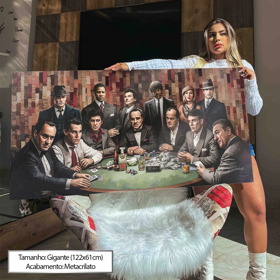 Quadro Clube dos Gangsters LegnArt, de Le Blanc — foto 4