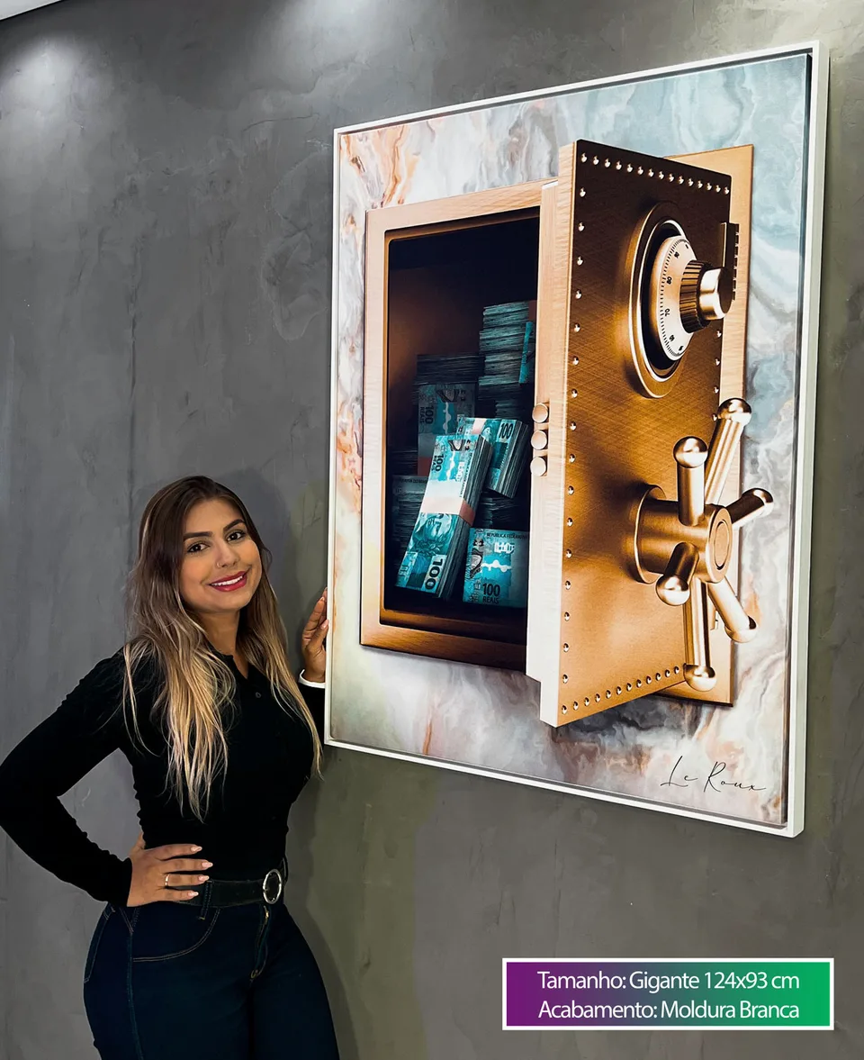 Quadro Meu Cofre de Dinheiro, de Le Roux — foto 5