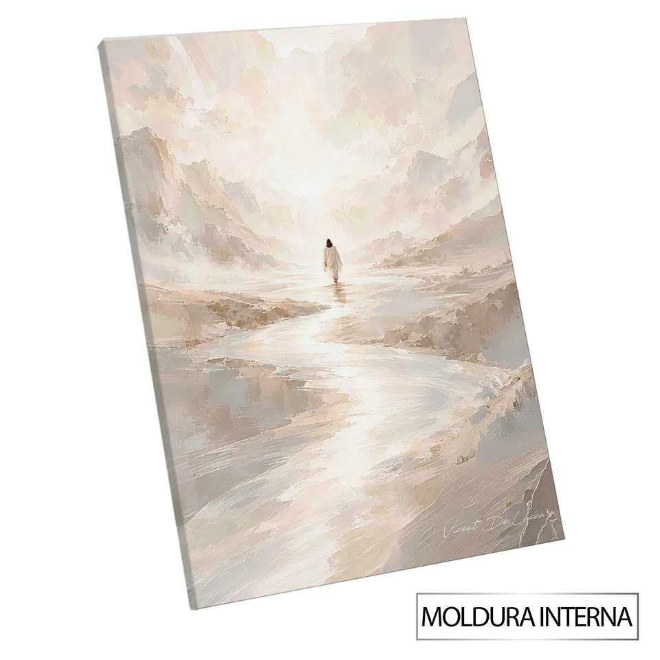 Quadro Cristo no Horizonte Infinito - Coleção Minimalista — foto 3