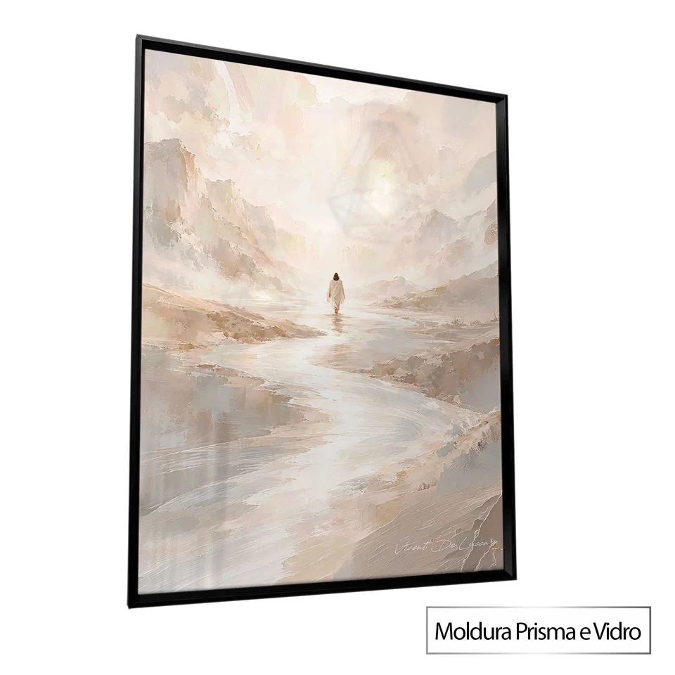 Quadro Cristo no Horizonte Infinito - Coleção Minimalista — foto 5