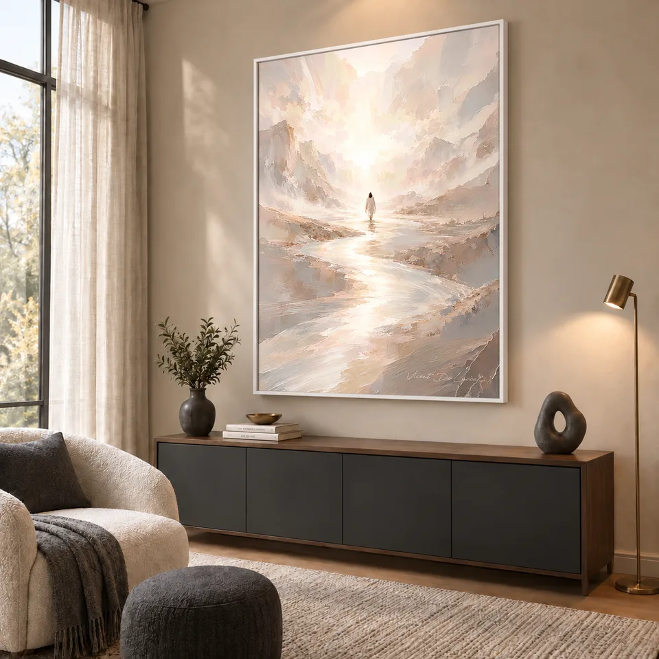 Quadro Cristo no Horizonte Infinito - Coleção Minimalista — foto 6