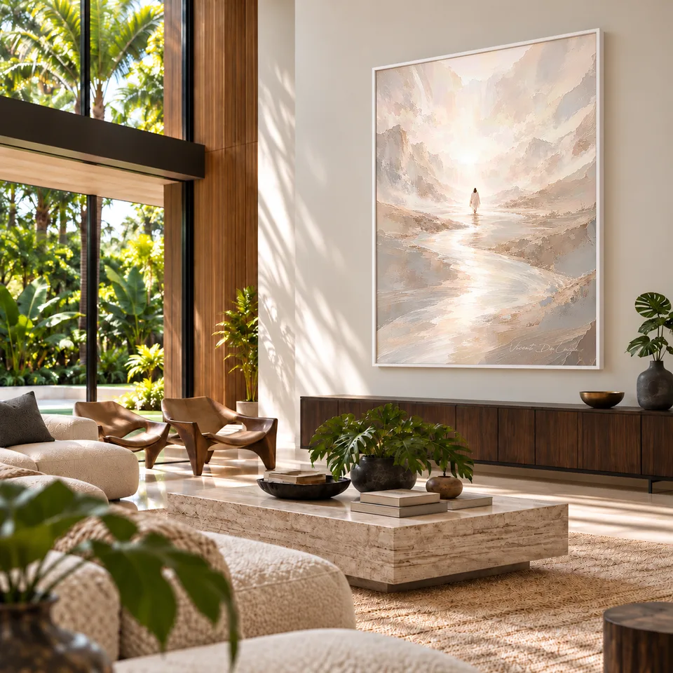 Quadro Cristo no Horizonte Infinito - Coleção Minimalista — foto 9