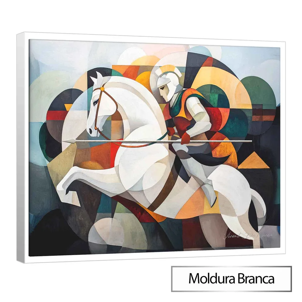 Quadro São Jorge o Cavaleiro da Luz