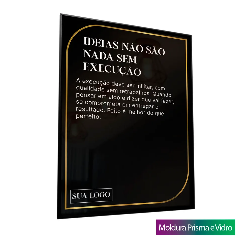 IDEIAS NÃO SÃO NADA SEM EXECUÇÃO 2 – Mockup Mold Prisma