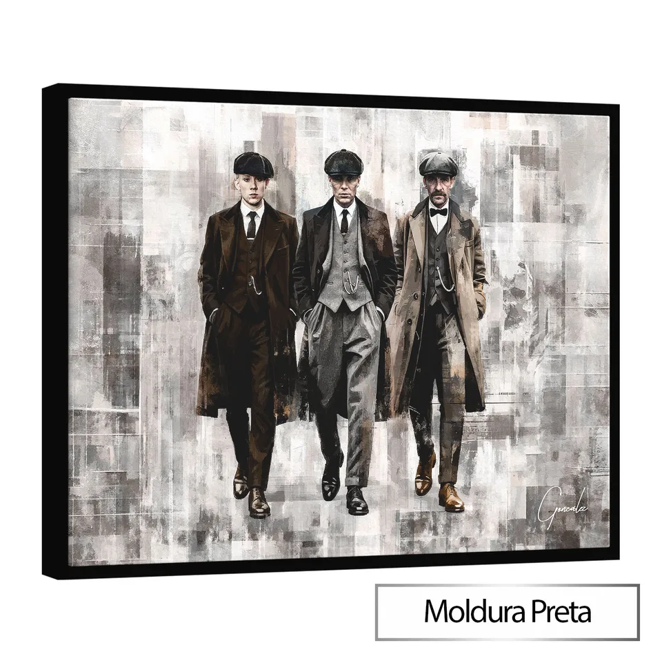 Quadro Os Peaky Blinders Grid Art