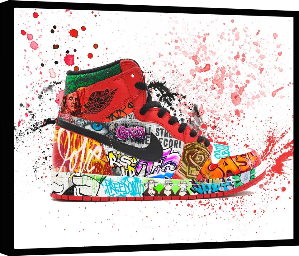 Quadro Tênis de Basquete Grafite CRAIG