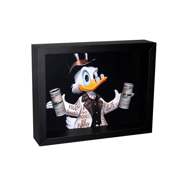 The Duck's Money - 3D Masterpiece | QuadrosDecorativos.com