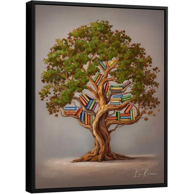 Quadro Árvore da Leitura - Escritório de Advocacia | QuadrosDecorativos.com