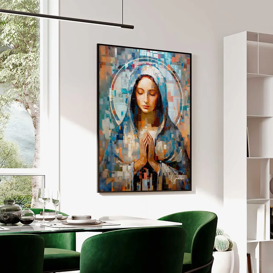 Quadro Virgem Maria Grid Art — foto 6