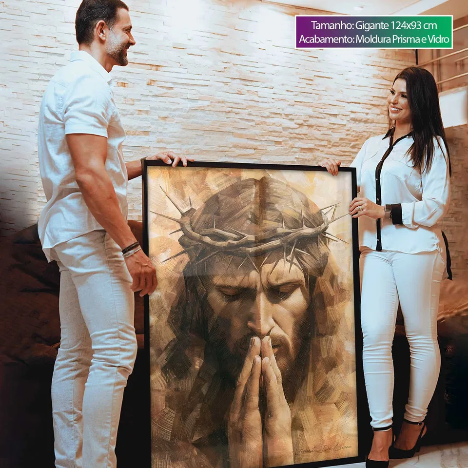 Quadro Oração de Jesus — foto 2