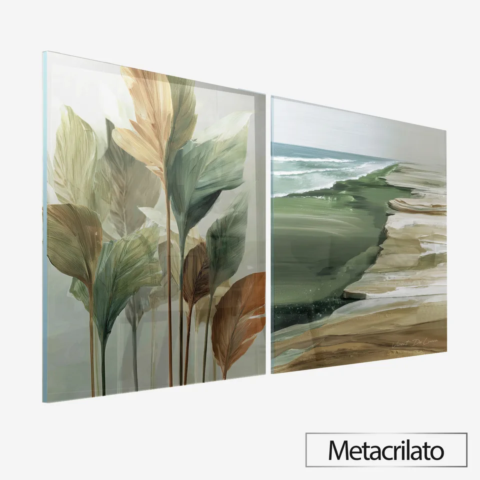 Quadro Refúgio Natural 2 Peças