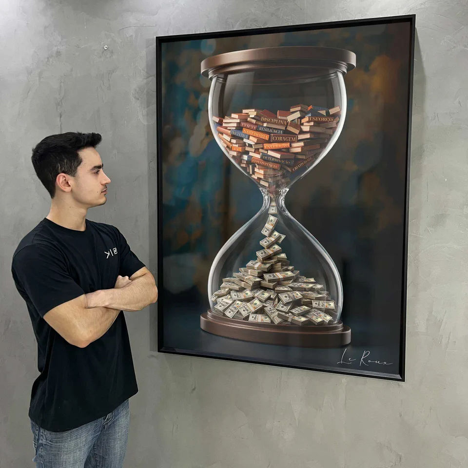 Quadro Conhecimento É Dinheiro — foto 3