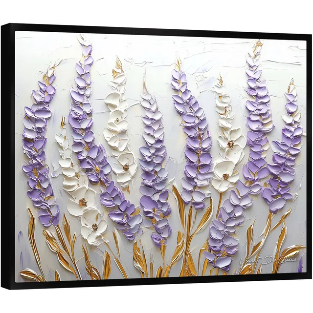 Quadro Leveza da Lavanda - Quadros Abstratos | QuadrosDecorativos.com