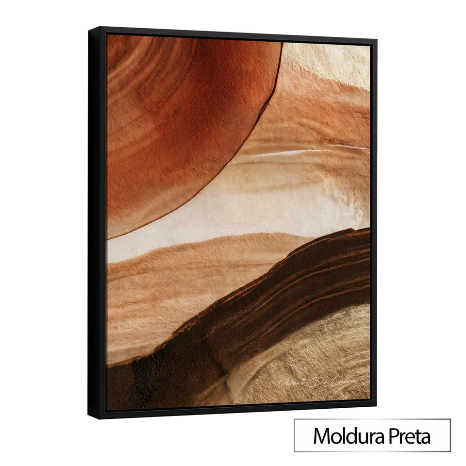Quadro Abstrato Pinceladas de Terra — foto 8