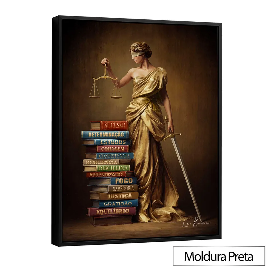 Quadro Conhecimento da Deusa da Justiça