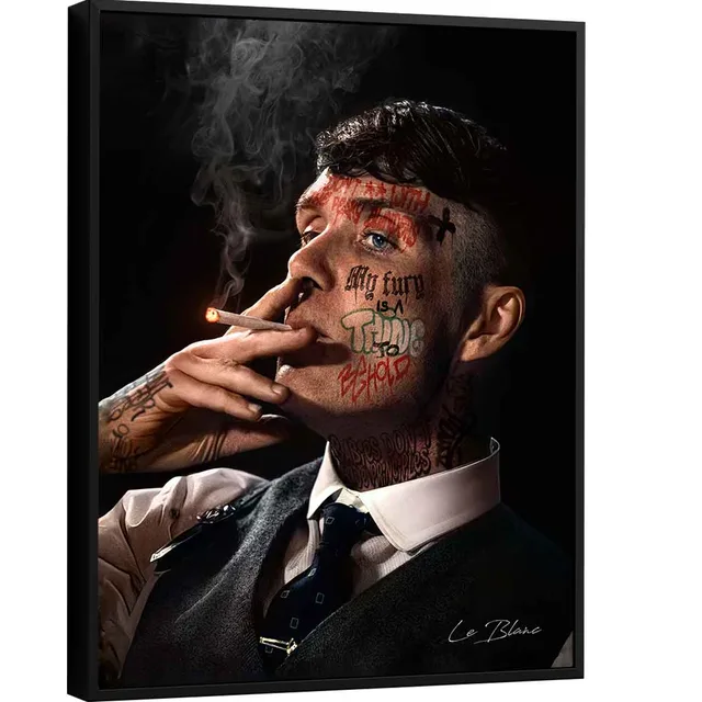 Quadro Tommy Shelby - Quadros Gangsters | QuadrosDecorativos.com