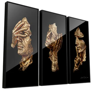 Quadro Máscaras Sábias 3 peças