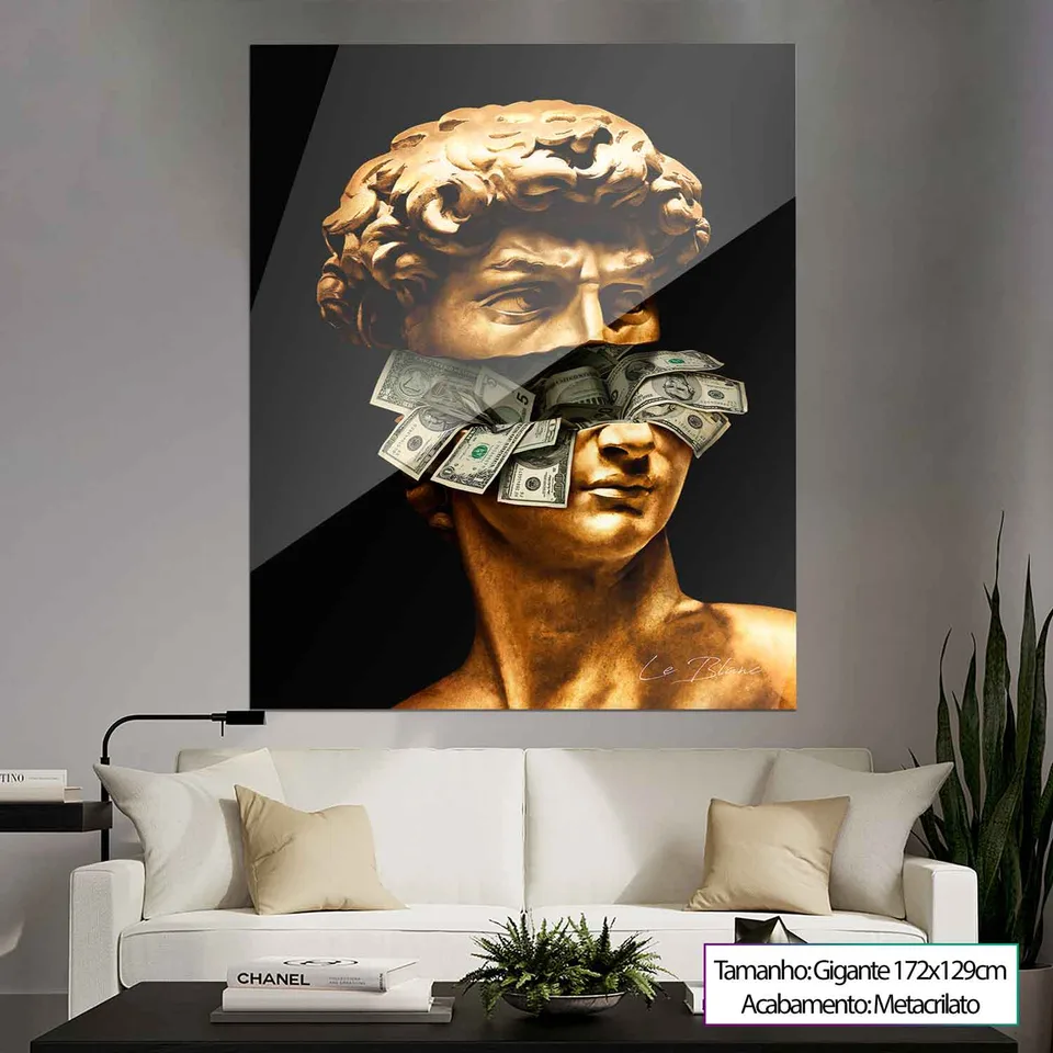 Quadro David Money com acabamento em metacrilato (foto 6)