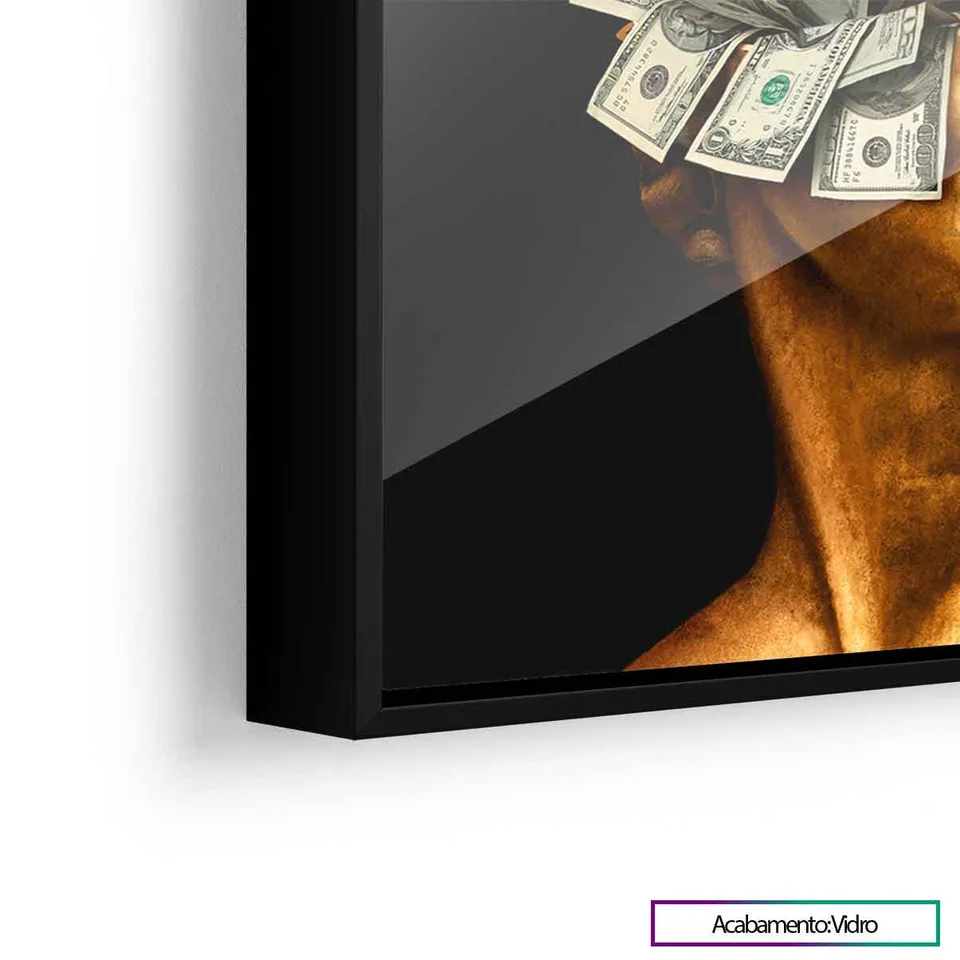 Quadro David Money com moldura Prisma e vidro (foto 8)