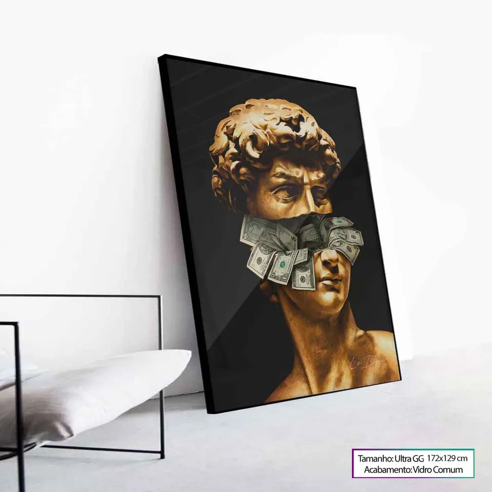 Quadro David Money com moldura Prisma e vidro (foto 9)