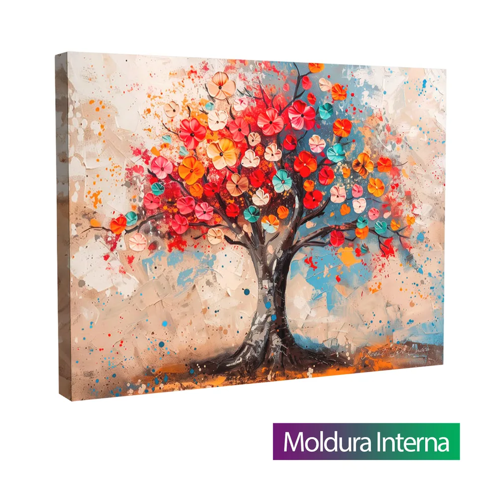 Quadro Árvore Alegria Floral — foto 12
