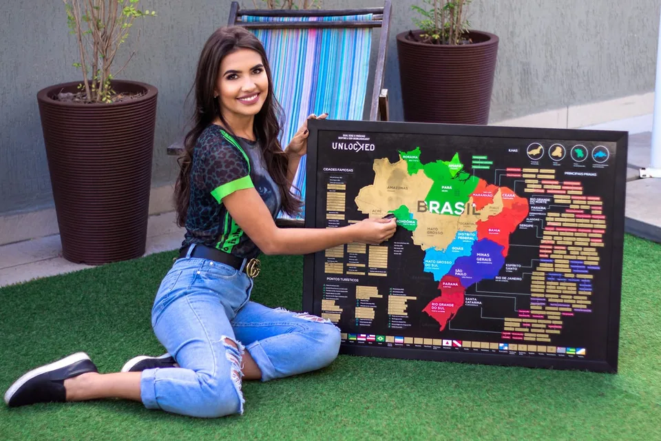 Mapa do Brasil de Raspar Unlocked — foto 11