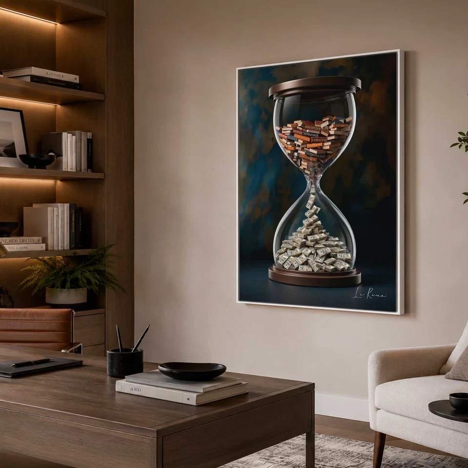 Quadro Conhecimento É Dinheiro — foto 7