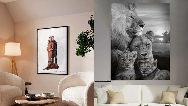 Quadro de fotos para sala: 8 formas de pôr a família na parede