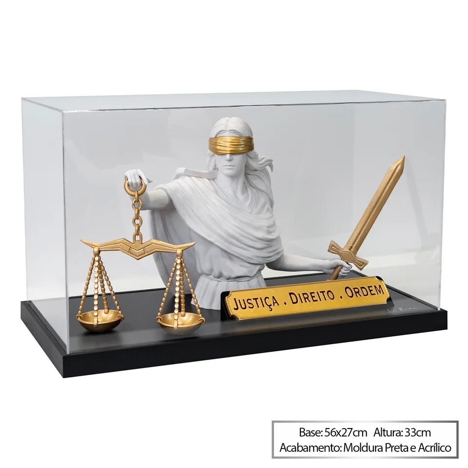 Deusa Themis Scultura para escritório, de Le Roux — foto 12