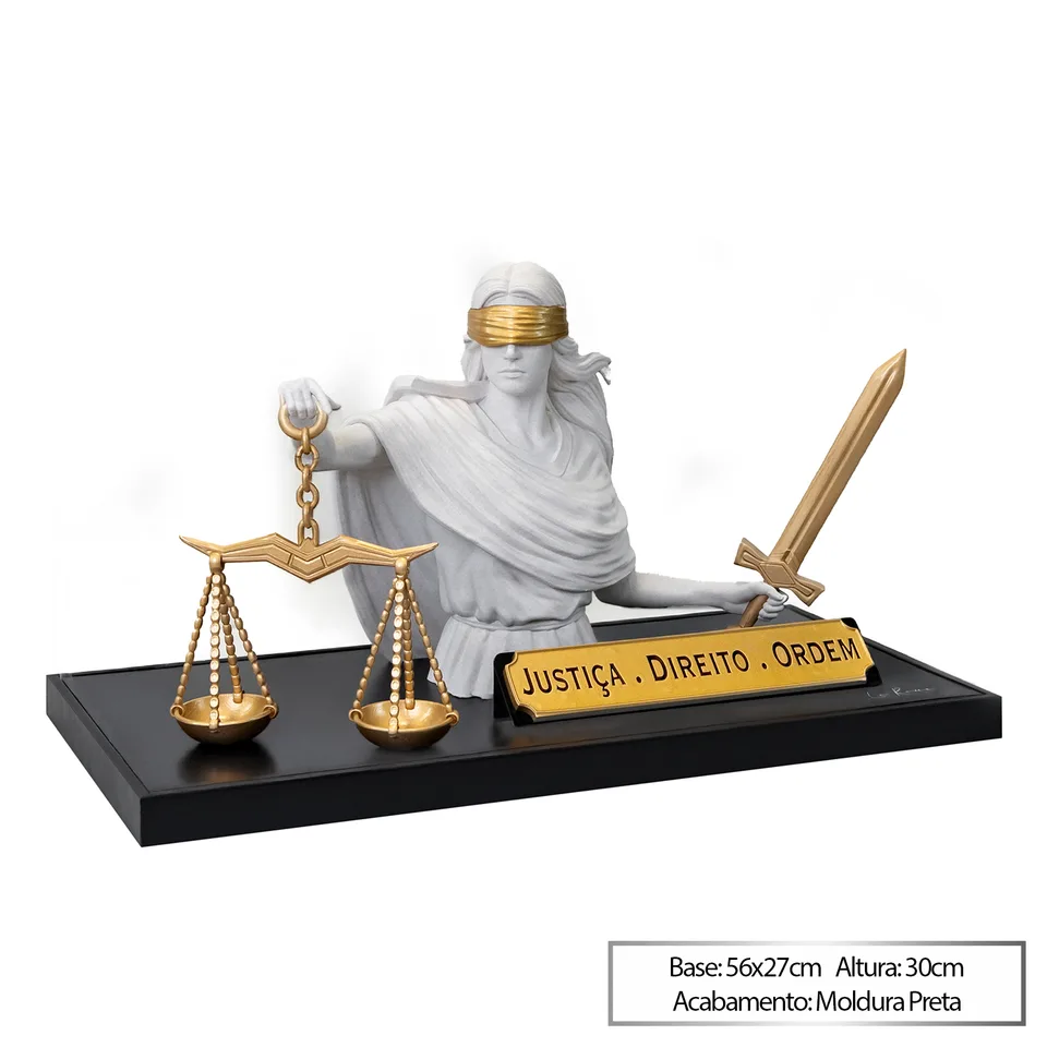 Deusa Themis Scultura para escritório, de Le Roux — foto 13
