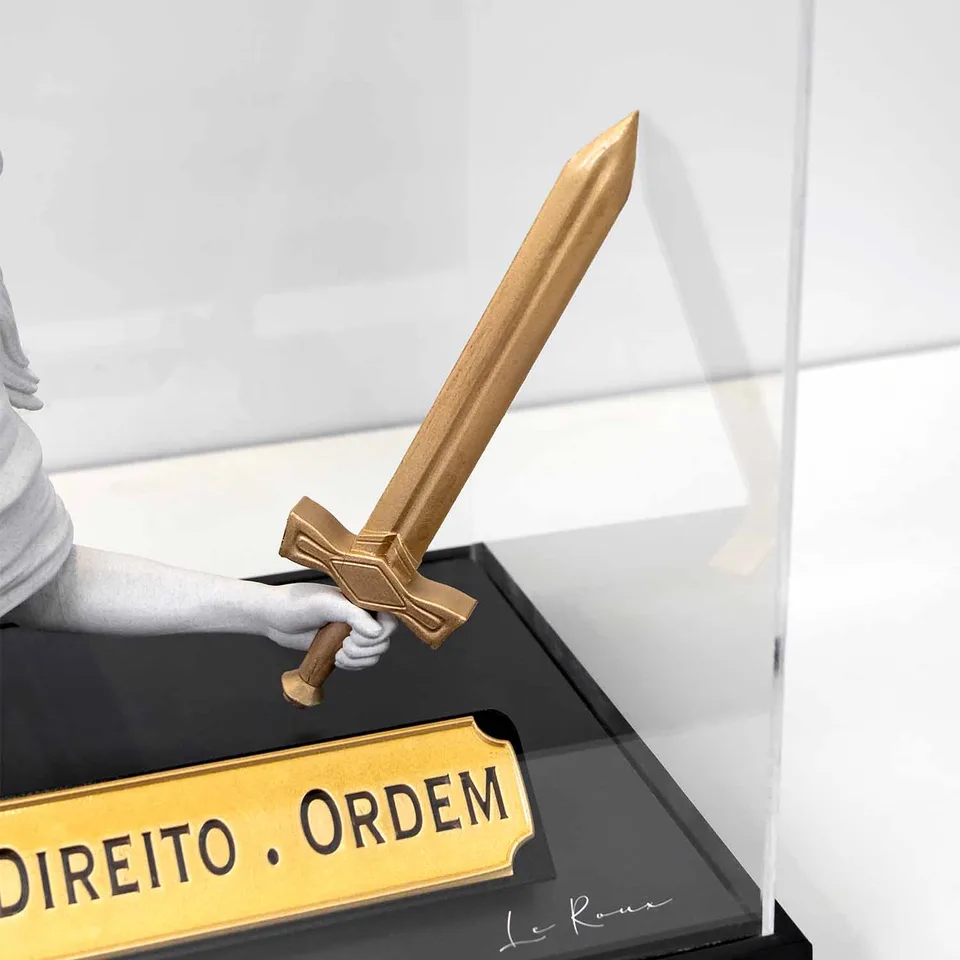 Deusa Themis Scultura para escritório, de Le Roux — foto 8