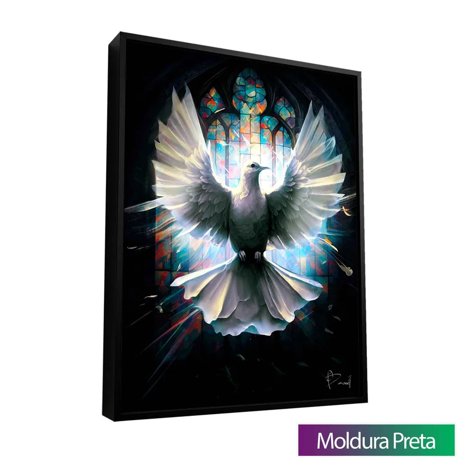 Quadro decorativo Pomba Sagrada