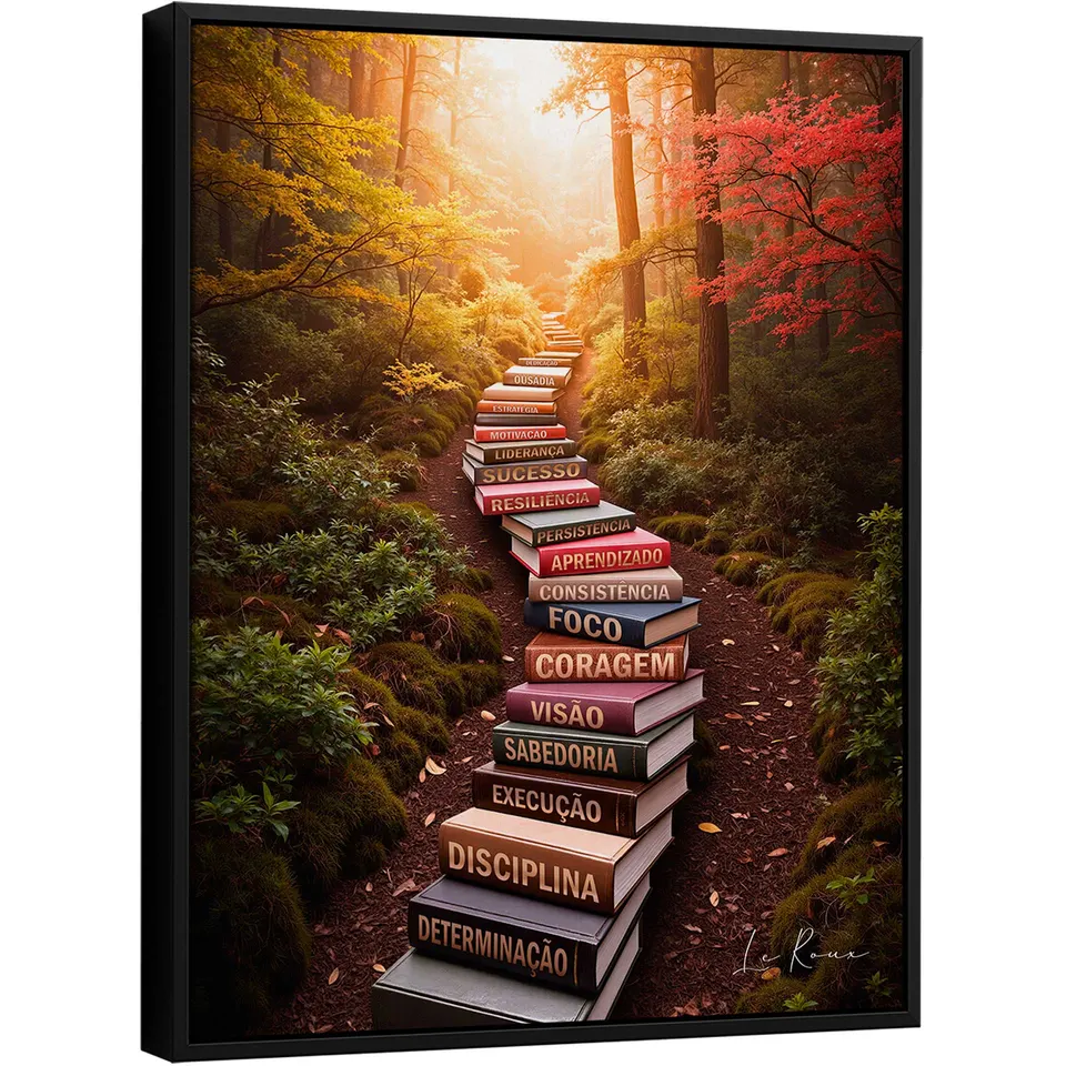 Quadro O Caminho do Sucesso Capa fundo branco
