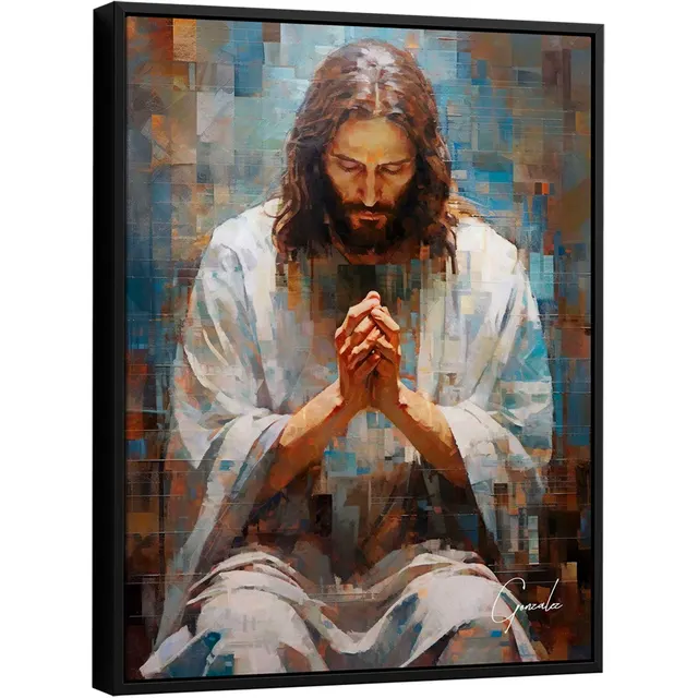 Quadro Jesus Grid Art - BF 50 Quadros | QuadrosDecorativos.com