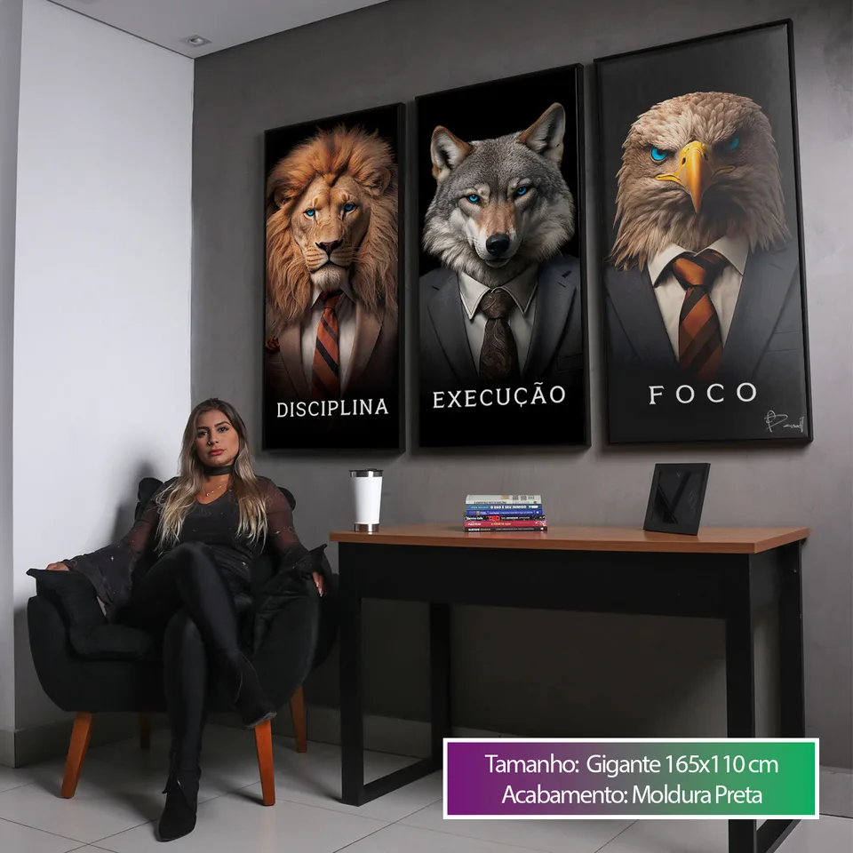 Quadro Disciplina, Execução e Foco Traje a Rigor 3 peças, de Benoit — foto 4