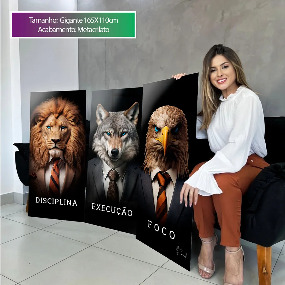 Quadro Disciplina, Execução e Foco Traje a Rigor 3 peças, de Benoit — foto 8