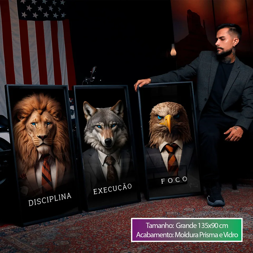 Quadro Disciplina, Execução e Foco Traje a Rigor 3 peças, de Benoit — foto 9
