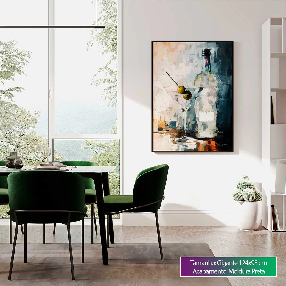 Quadro Dry Martini para sala, de Vicent de Lucca — foto 4