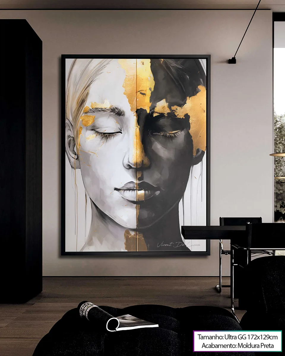 Quadro Dualismo Elegante, de Vicent de Lucca — foto 2